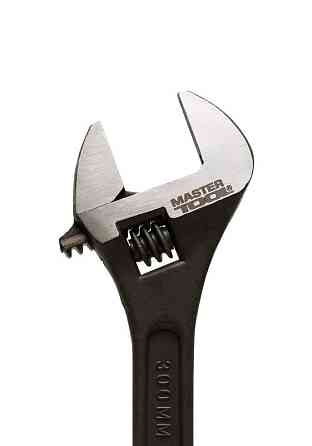 Ключ разводной MASTERTOOL 300 мм 0-35 мм CrV фосфатированный 76-0224 Харків