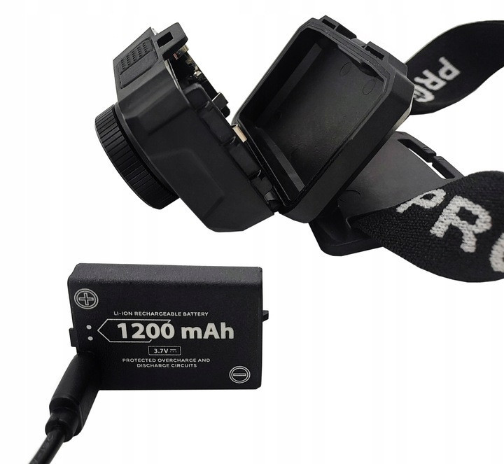 Фонарик налобный светодиодный (LED) с зумом PROTESTER PRO-HL0550S Харків - зображення 3