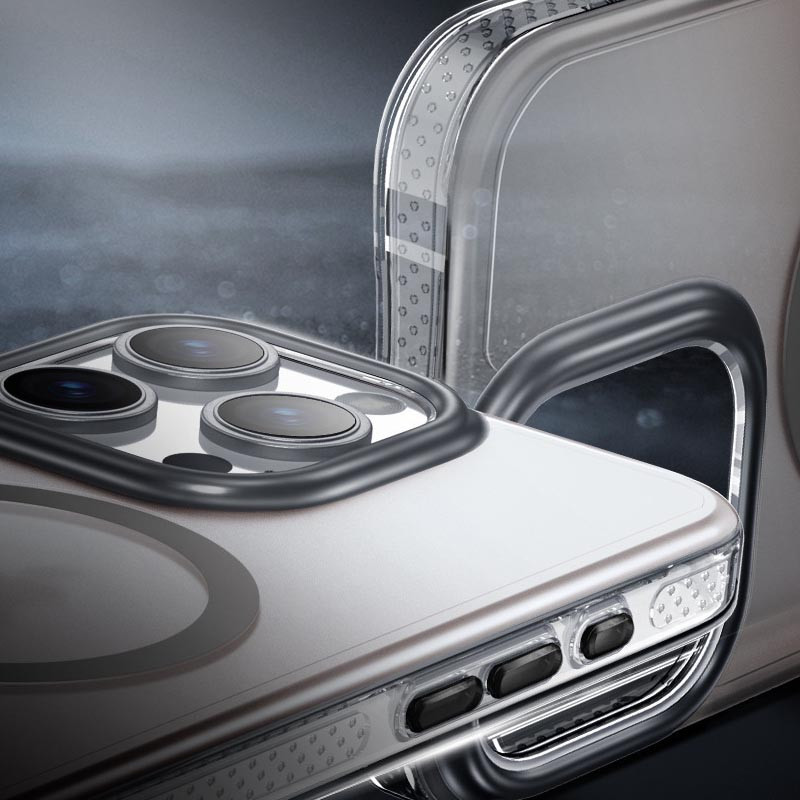 Чехол TPU+PC Shadow with MagSafe для Apple iPhone 16 Pro (6.3") Херсон - изображение 6