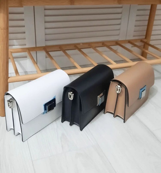 Модні шкіряні сумки Італійська сумочка гладка шкіра TS000101 Київ - зображення 2