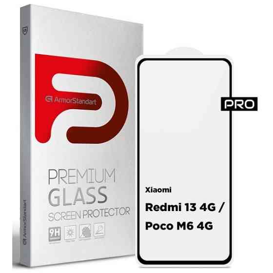 Захисне скло ArmorStandart Pro для Xiaomi Redmi 13 4G/Poco M6 4G (ARM78248) (Код товару:42356) Харьков