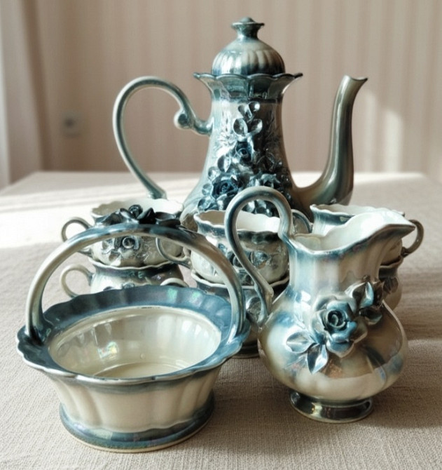 Вінтажний чайний сервіз на 6 персон Турійськ - зображення 1