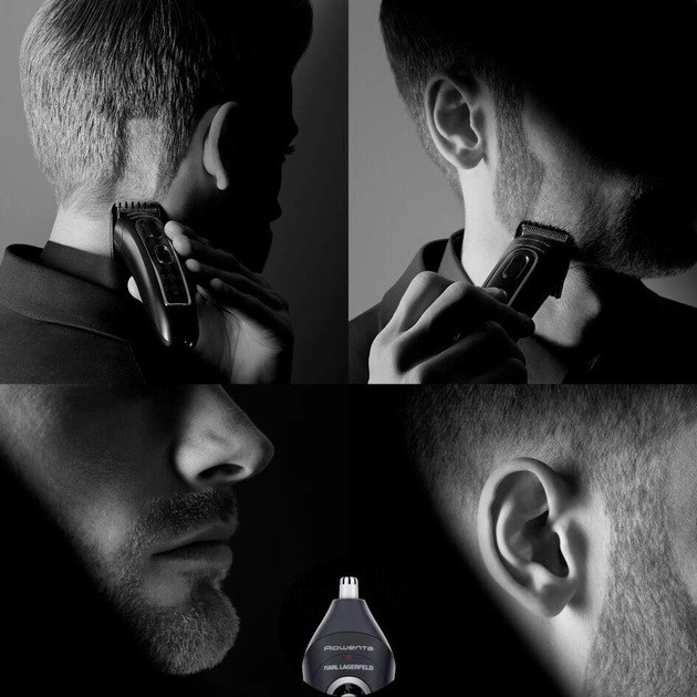 Триммер универсальный Rowenta Karl Lagerfeld TN911LF0 240 Вт черный Київ - зображення 9