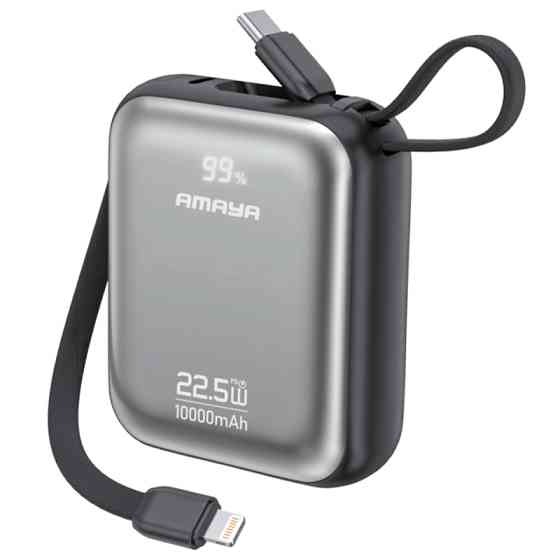 Портативное ЗУ Power Bank Amaya F139C PD22.5W with cable 10000 mAh Херсон