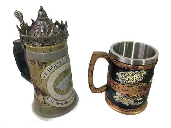 Подарочный набор Кухоль Игра Престолов Дом Старков и Кухоль Сим Королевств (код 00548) Киев