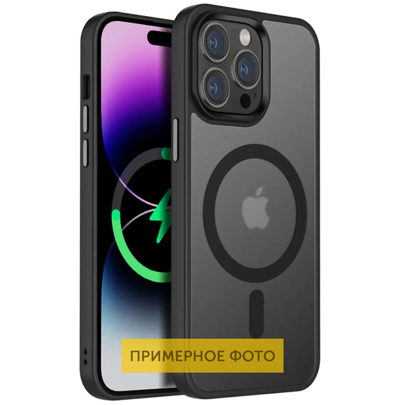 TPU+PC чехол Metal Buttons with MagSafe Colorful для Apple iPhone 16 Pro Max (6.9") Херсон - зображення 1