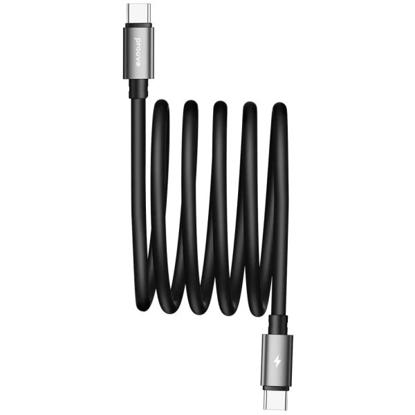 Кабель Proove Magneto Type-C to Type-C 60W 1m Black (CCMA60002201) Харків - зображення 3