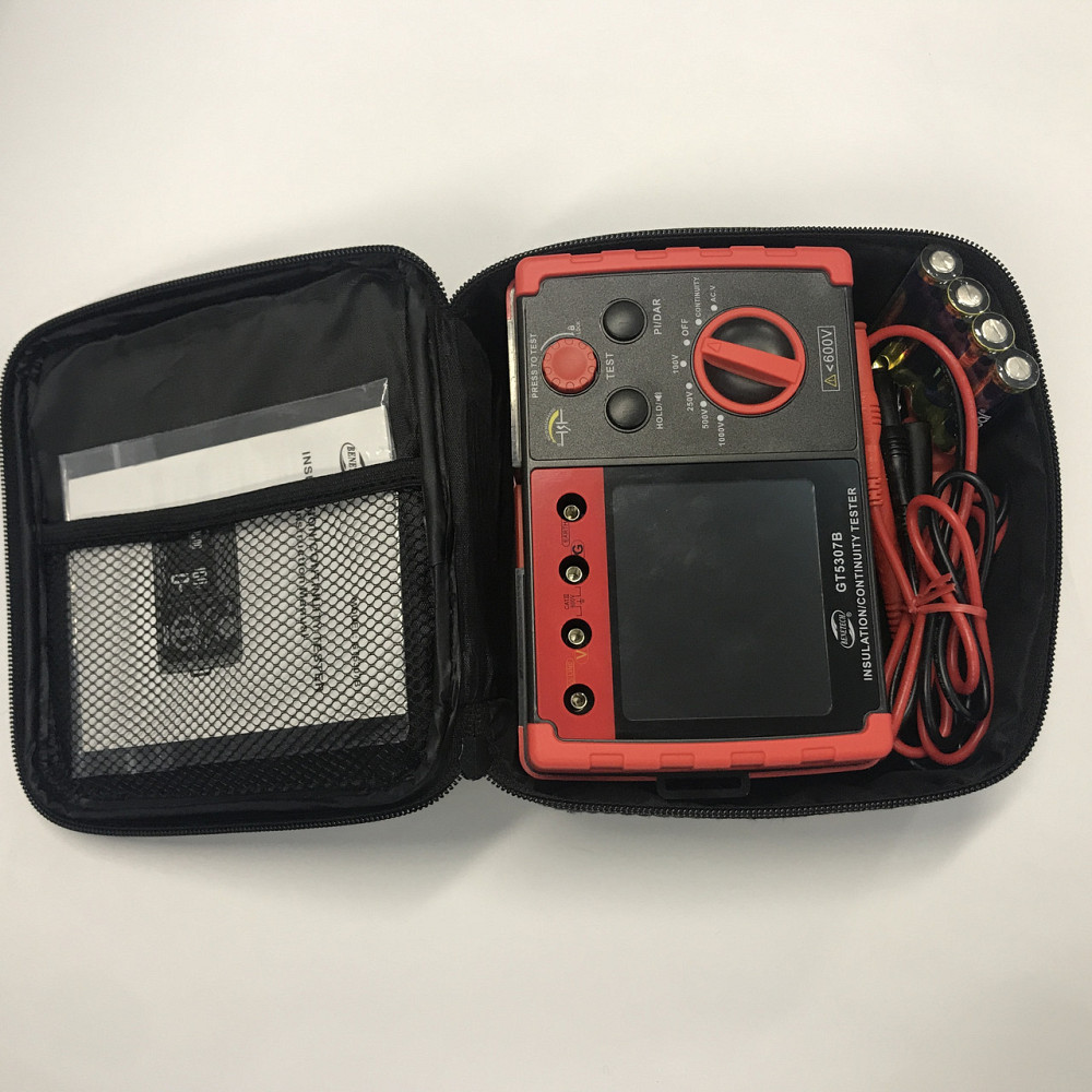 Тестер для сопротивления изоляции (мегаомметр) (0-5,5 ГΩ) BENETECH GT5307B Харків - зображення 5