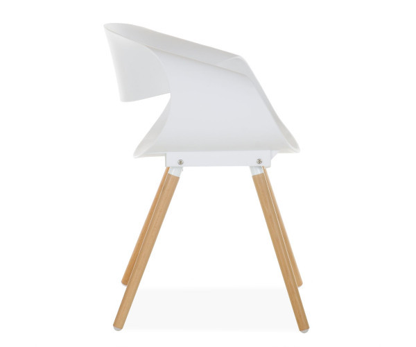 Стілець Берта пластиковий білий Днепр - изображение 3