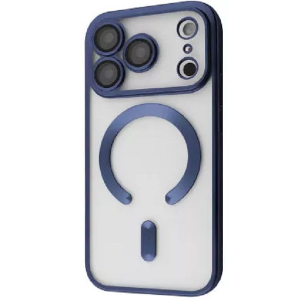DM Чохол Metal Matte Case with Magnetic Ring для iPhone 17 Pro Max Deep Blue Харьков - изображение 1