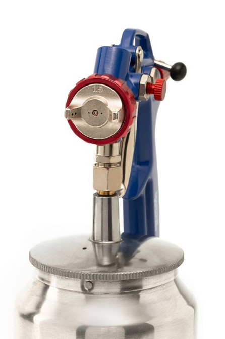 Краскопульт пневматический MASTERTOOL HP FEED НАЛБ 1000 мл Ø 1,5 мм круглый/плоский факел 160-220 л/ Харьков - изображение 2