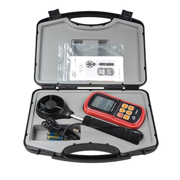 Анемометр (измеритель потока воздуха) 0,3-45м/с, 0-45°C BENETECH GM8909 Харків - зображення 3