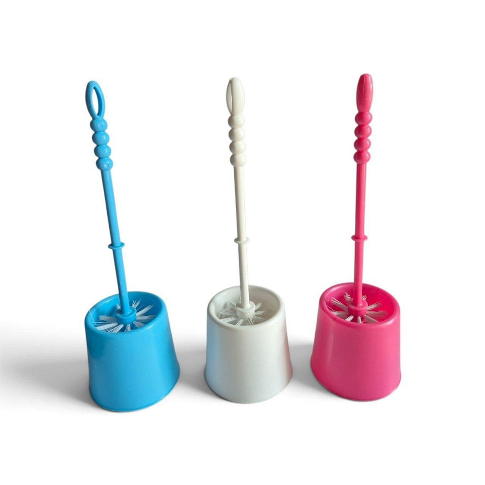Туалетная щетка с подставкой Zambak Plastik İpek ZP121 Київ - зображення 1