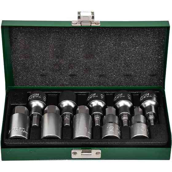 Набор головок-бит шестигранник TOPTUL 1/2" Н4-Н19 GAAD1007 Харків