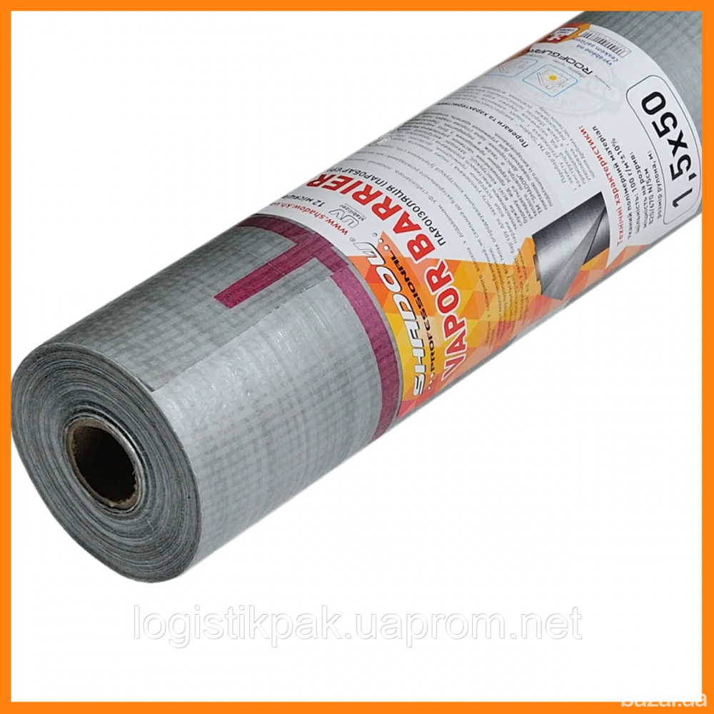 Пароизоляционная мембрана 1.5x50метров|серая|60г/м² Харків - зображення 1