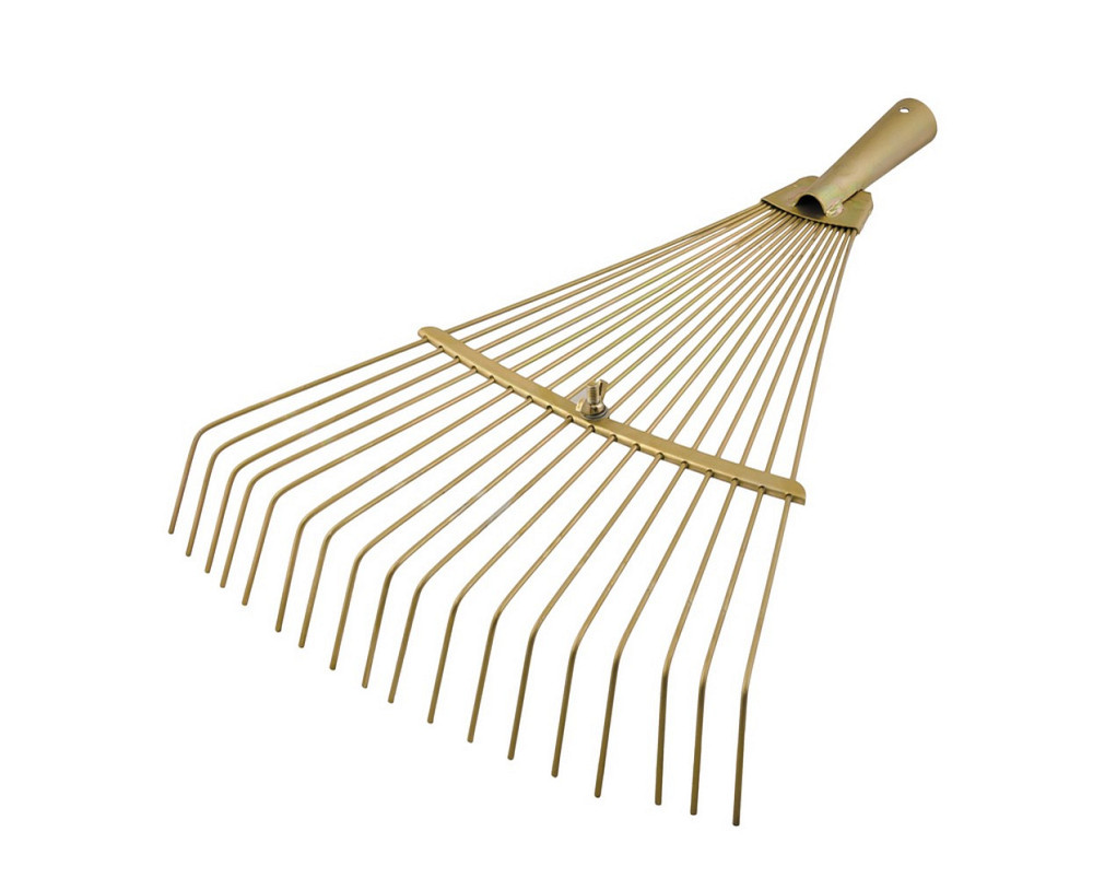 Грабли веерные раздвижные оцинкованные MASTERTOOL 18 спиц 500х390 мм 14-6230 Харків - зображення 1