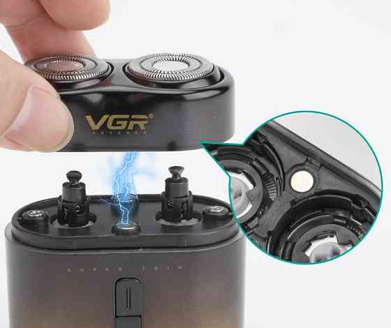 Электробритва VGR V-348 GREEN зеленая Київ