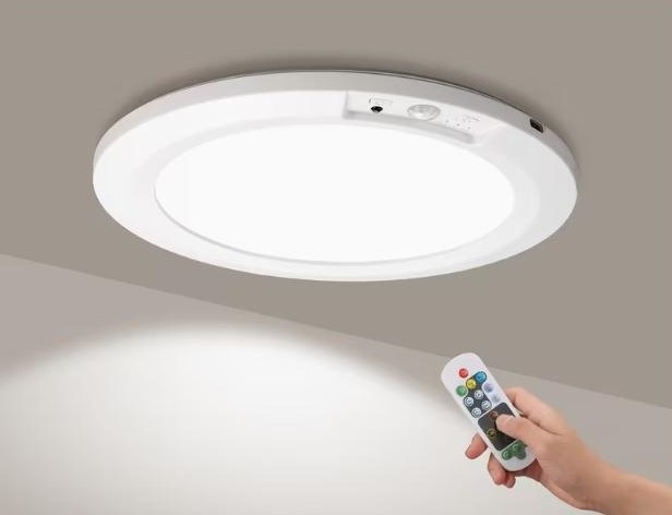 Розумний LED стельовий світильник з пультом, датчиком руху та акумулятором 8000 мА·год Київ - зображення 8