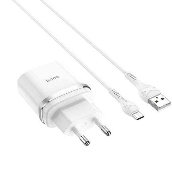 СЗУ Hoco C12Q Smart QC3.0 3A (1USB-A) + кабель USB to MicroUSB Херсон