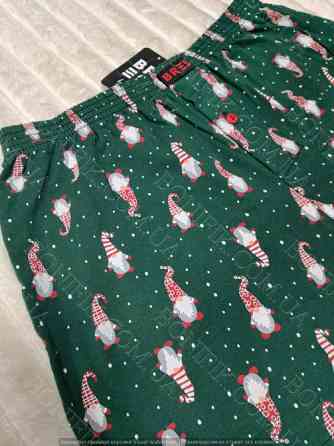 Мужские зелёные семейные трусы с рисунком гномов ТМ "BRES" (арт. MBXK 307/01/140) Кривий Ріг