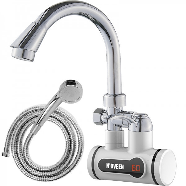 Кран водонагреватель проточный со шлангом Noveen IWH370 Одесса - изображение 5