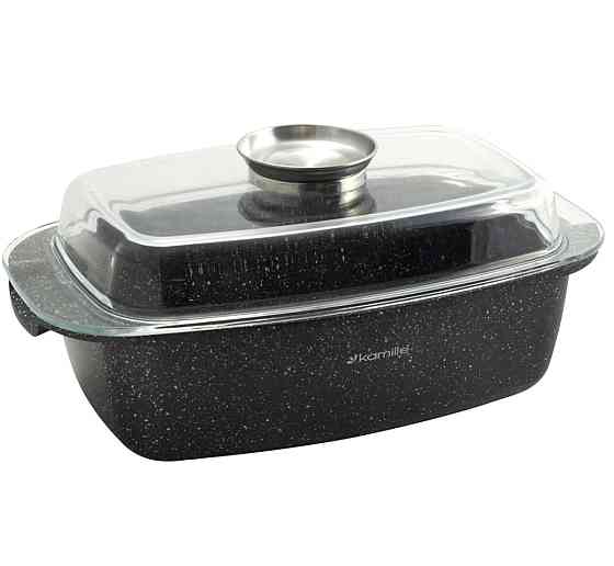 Гусятниця з кришкою Kamille KM-4433 5,5 л Київ