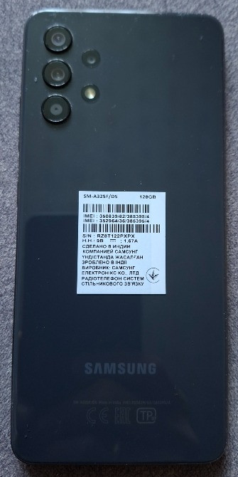 Самсунг Samsung Galaxy A32 4/128GB Black Харьков - изображение 3