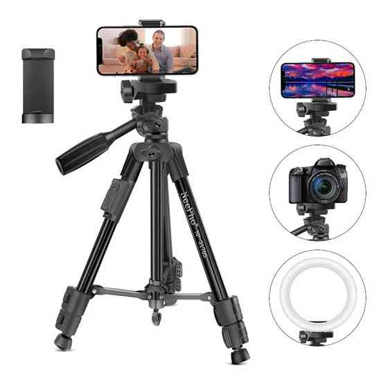 Штатив NeePho NP-3170S (не съемная площадка+держатель/BT-пульт/40-105см) Херсон