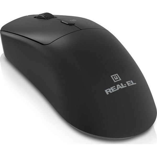 Мишка REAL-EL RM-317 Wireless Black (EL123200052) Харків - зображення 3