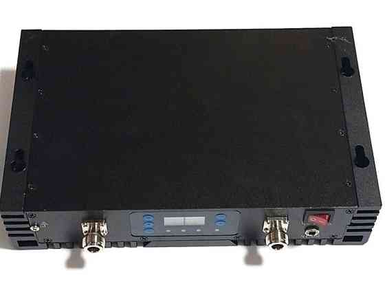 Усилитель мобильной связи и интернета KW27F-PRO 1800 МГц 75 дБ 27 дБм с защитой сети, 1700-2000 кв.  Дніпро