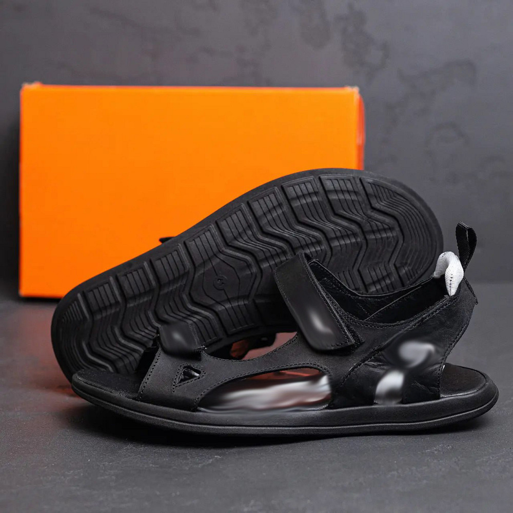 Мужские кожаные сандалии NS White Киев - изображение 8