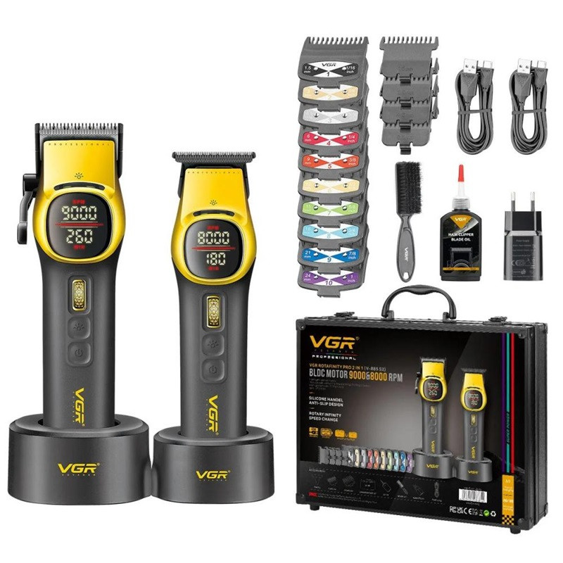 Комплект длят стрижки VGR V-885 S2 GOLD золотистый Киев - изображение 1