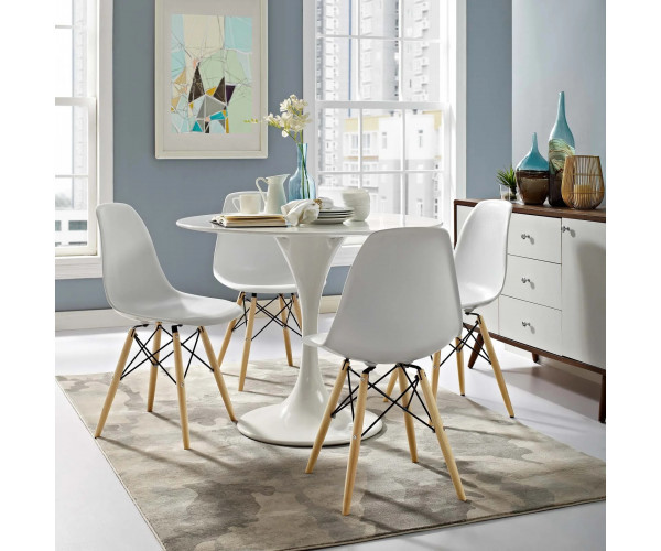 Стілець Тауер Вуд пластиковий білий Днепр - изображение 4