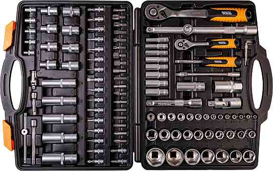 Набор инструментов MASTERTOOL PROFI ¼"&½" 111 шт 4-14 мм 10-32 мм CrV50BV30 противоударный кейс 78-5 Харків