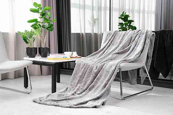 Плед Ardesto Embossed ART-0303-EB 160х200 см сірий Київ