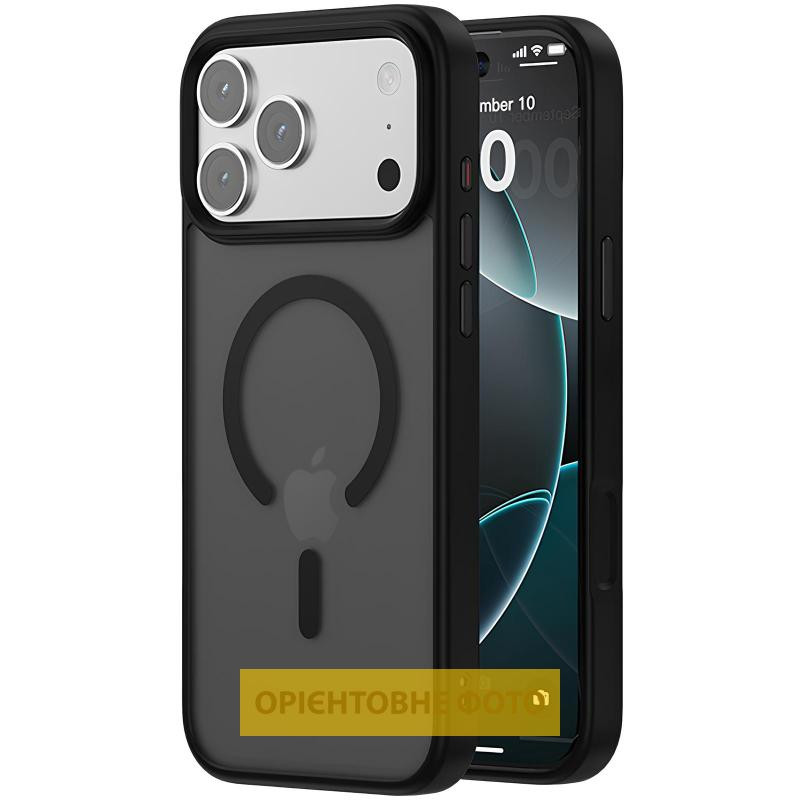 TPU+PC чехол Metal Buttons with MagSafe Colorful для Apple iPhone 17 (6.3") Херсон - изображение 1