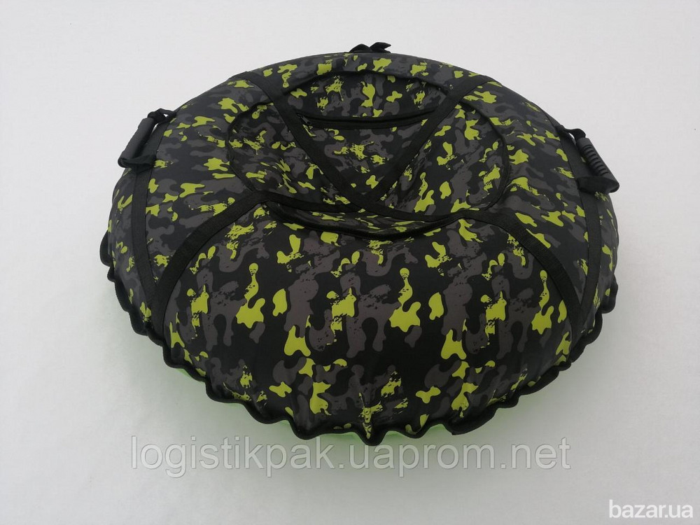 Тюбинг 1 м Ватрушка для снега защитного цвета (Оксфорд) Харків - зображення 8