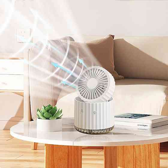 Уценка Настольный вентилятор Rapid Cooling 3in1 с водяным охлаждением и подсветкой 1200 mAh Херсон