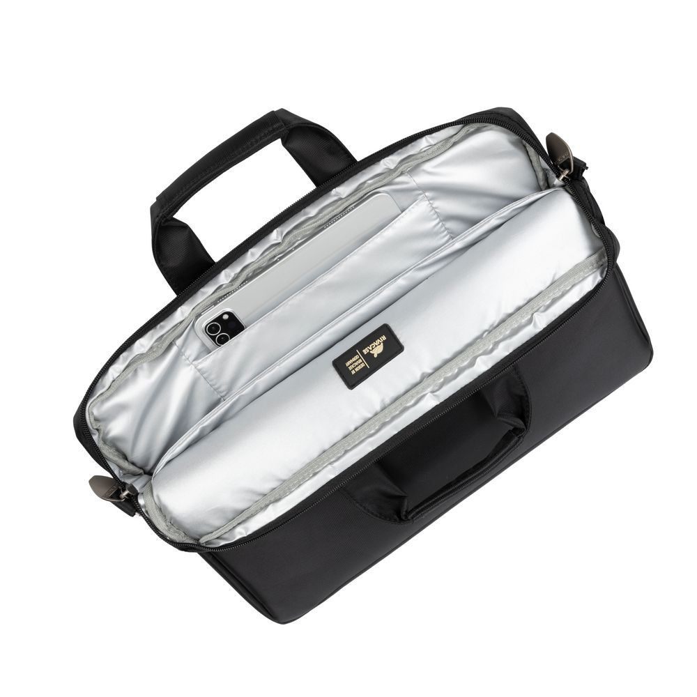 Cумка для ноутбука Rivacase 15.6" 8630(Black) черная Київ - зображення 10