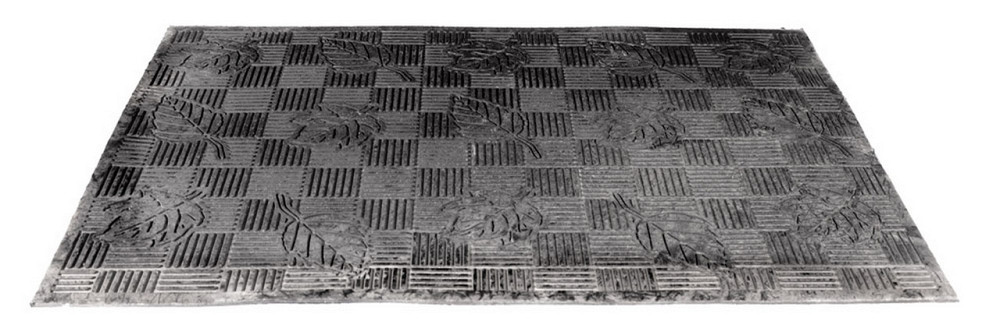 Коврик придверный ГОСПОДАР "Листья" резиновый 553х412х5 мм 92-0156 Харьков - изображение 1