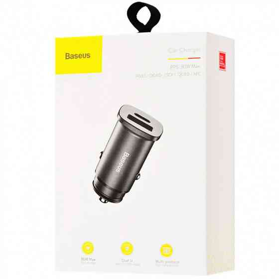 АЗУ Baseus Square Metal PD 3.0 QC 4.0+ 30W USB + Type-C (CCALL-AS) Херсон