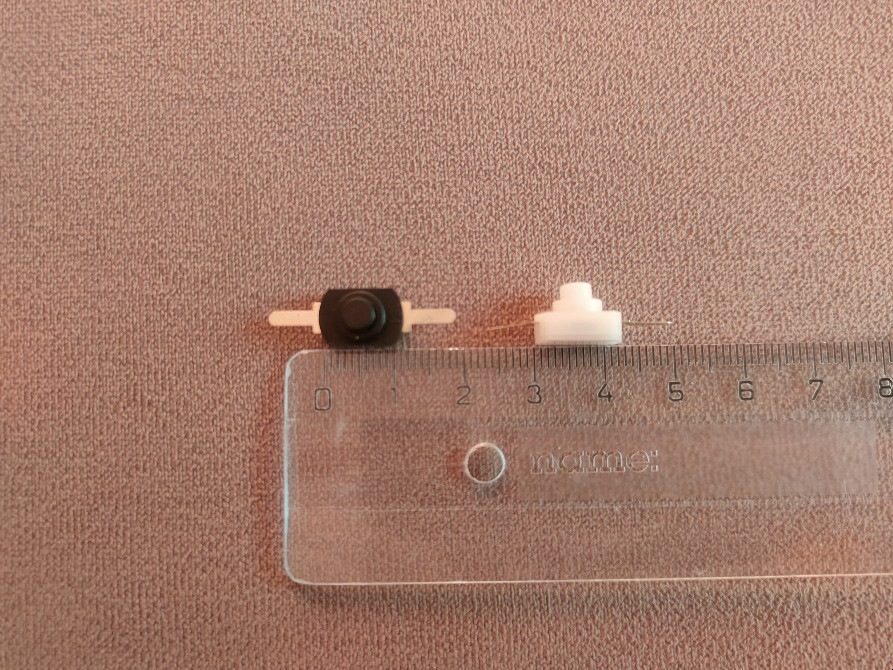 Кнопка белая с фиксацией вкл.выкл Київ - зображення 7