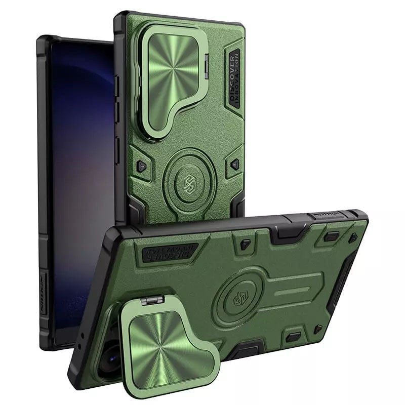 TPU+PC чехол Nillkin CamShield Armor Prop для Samsung Galaxy S24 Ultra Херсон - зображення 9
