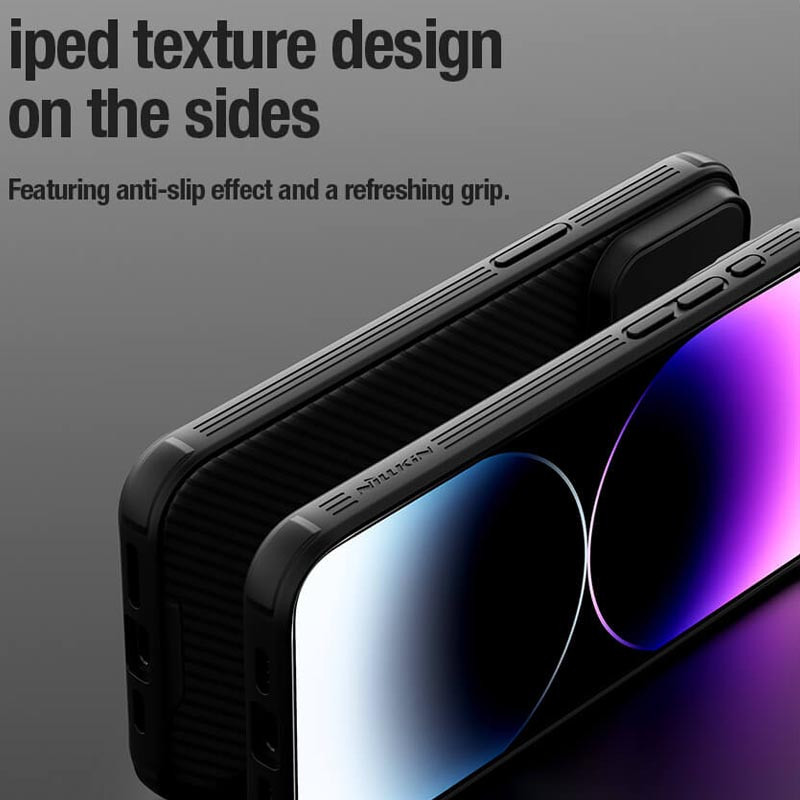 Карбоновая накладка Nillkin CamShield Pro для Apple iPhone 15 Pro (6.1") Херсон - зображення 7