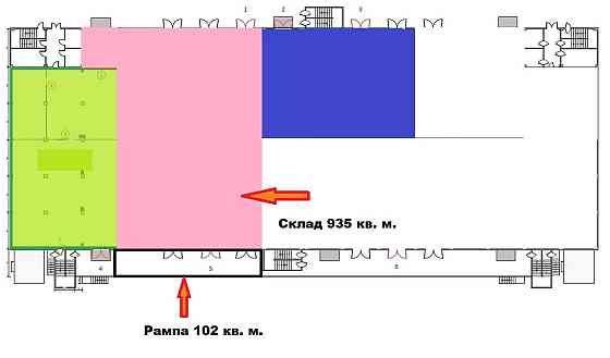 Склад 1037 кв. м. оренда від власника! Велика Окружна 4а/АШАН Киев