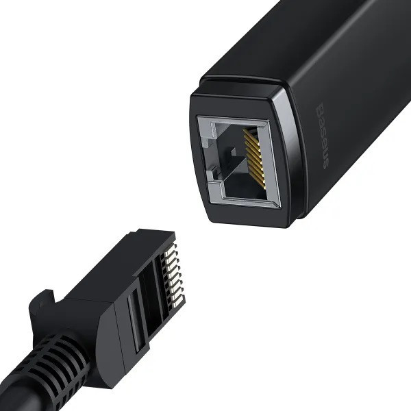 Адаптер Baseus Lite Ethernet Adapter USB-A to RJ45 Black (WKQX000101) (Код товару:41959) Харків - зображення 2