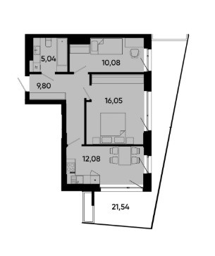 продам 2 кімнатну Леннона резидент Львів - зображення 5
