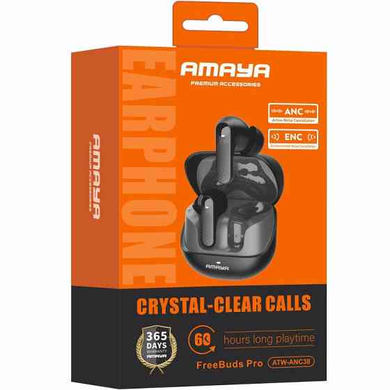 Беспроводные TWS наушники Amaya ANC38 ANC+ENC Херсон