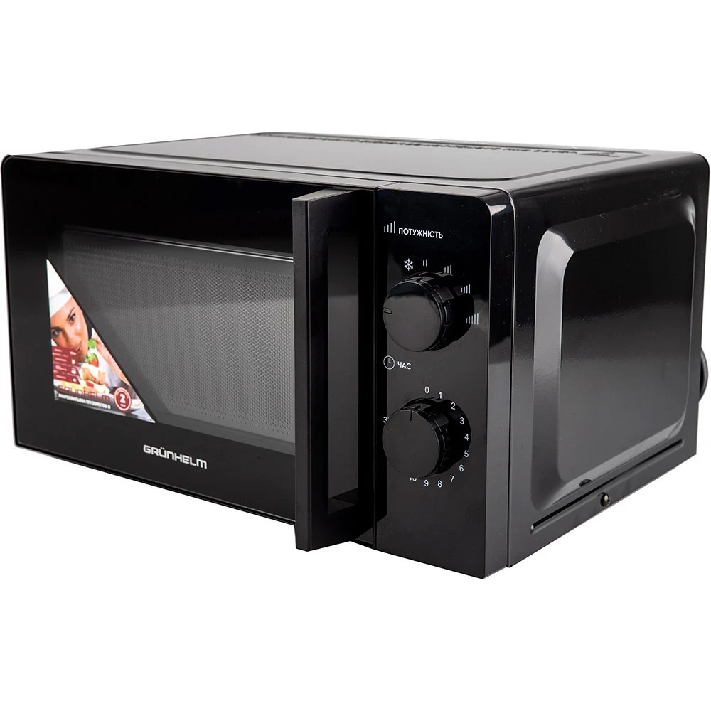 Микроволновая печь Grunhelm 20MX708-B 20 л черная Киев - изображение 1