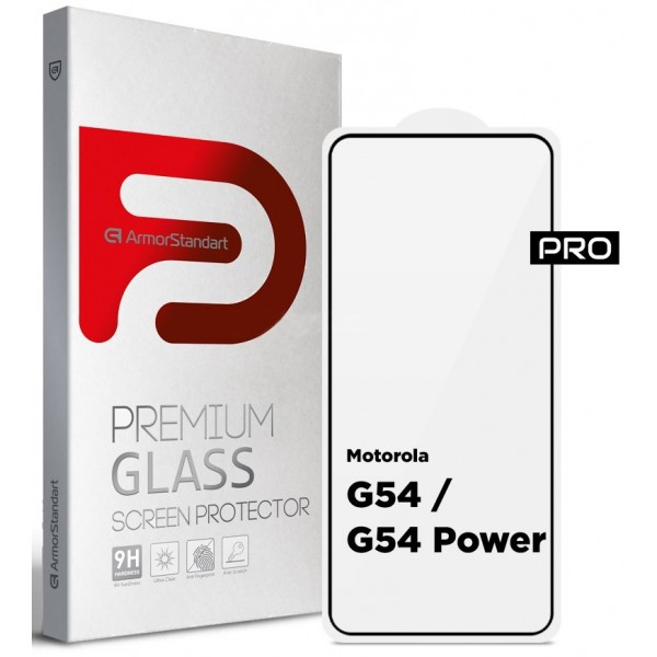 Захисне скло ArmorStandart для Motorola G54/G54 Power Black Харків - зображення 2